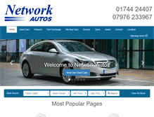 Tablet Screenshot of networkautos.co.uk